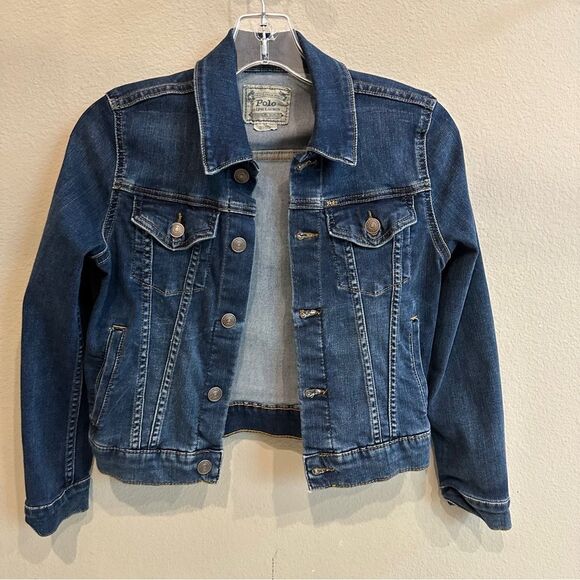 Polo by Ralph Lauren Blue  Jean Jacket Classic Style - Picture 3 of 8